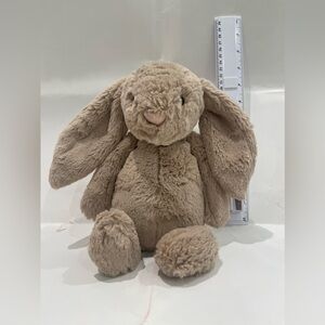 Jellycat Medium Bashful bunny (beige)🐰 white tail Brand New The cutest g…
